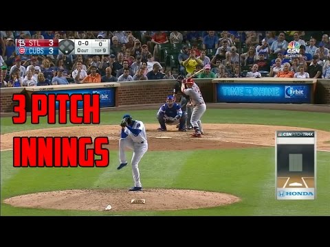 MLB | Three Pitch Innings (Compilation)