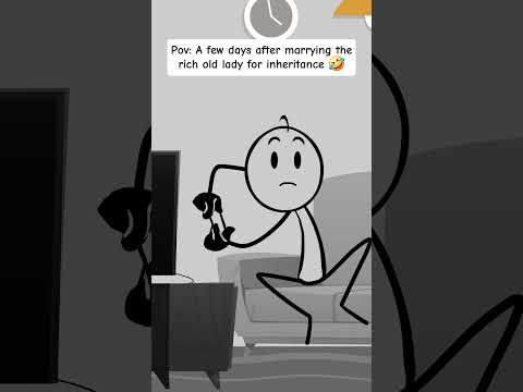 A few days after marrying the rich old lady for inheritance 🤣 ##fyp #viral #foryou #relatable