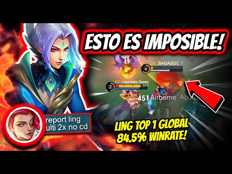 ¡SOLO UN TOP GLOBAL PUEDE SOBREVIVIR A ESTO! LING TOP 1 GLOBAL 84.5% WINRATE! | MOBILE LEGENDS