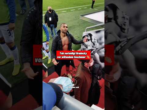 Tah verteidigt Mitspieler vor wütendem Zuschauer 👏🏼