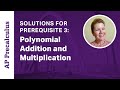 Polynomial Operations and Distributions
