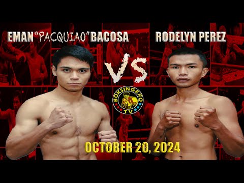 👊EMAN PACQUIAO BACOSA VS RODELYN PEREZ | FULL FIGHT #boxing #emanpacquiao