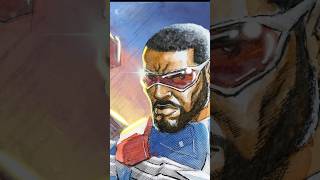How To Draw Captain America.  FULL TUTORIAL on Patreon. Link in bio: Patreon.com/CartoonBlock