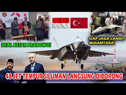 INDONESIA RESMI BORONG 48 JET TEMPUR SILUMAN KAAN TURKI DI INDO DEFENCE 2025 SEGERA PERKUAT TNI AU