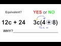 Exploring Equivalent Expressions in Mathematics