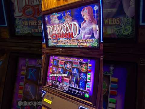 $100/Spin Diamond Queen Slot Machine in Las Vegas #slot #mgm #wynn #venetian #vegas