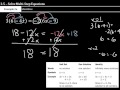 Distributive Property and Equation Solutions