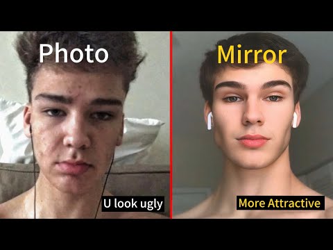 Why You Look *Ugly* in Photos Than Mirror✅. Better Looking Person In Reality.