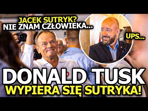 DONALD TUSK OFICJALNIE ZDRADZIŁ JACKA SUTRYKA! PREZYDENT WROCŁAWIA MA KŁOPOTY!