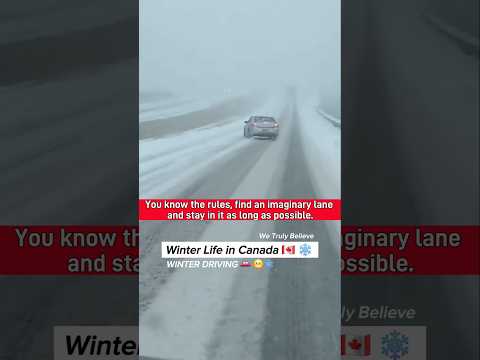 Winter Driving in Canada ๐จ๐ฆ ๐ 2 #canada #winterdriving #lifeincanada #snow #wintergames