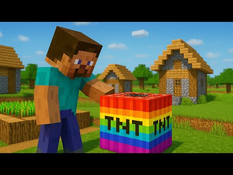 Minecraft TNT Blast Village #minecraft