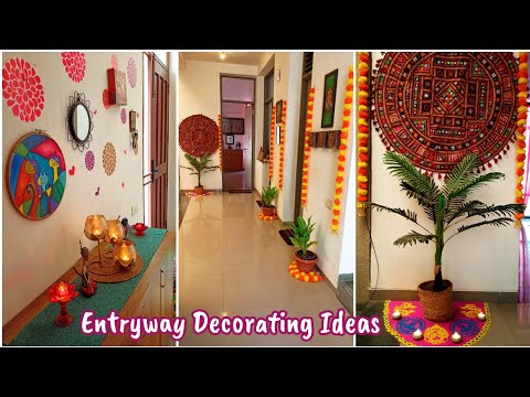 Entryway Decorating Ideas || My Home Is Diwali Ready || Diwali 2024