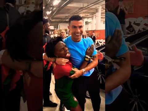 ishowspeed met ronaldo #foryou #shortsvideo #football #viralvideo #best #shortvideo #viralshort #fyp