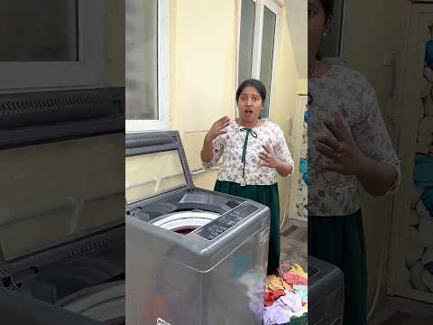 ஐயோ!😱 இவ்ளோ அழுக்கா? Laundry Washing Machine சொதப்பல் வேலை🤦♀️|#rubistyle #minivlog