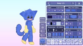 Huggy Wuggy Poppy Playtime GACHA OC || TUTORIAL