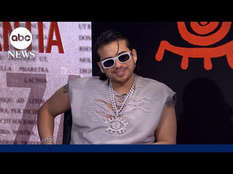 YouTube video thumbnail: Fuerza Regida's Jesús Ortíz Paz Talks Success of Album '111xpantia'