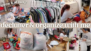 EXTREME DECLUTTER & ORGANIZE WITH ME! decluttering & organizing my home | getting rid of so much!!