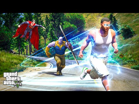 Franklin Got Ultimate Super Power Thanos Plan To Destroy All Avengers in Gta 5