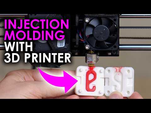 I tried Injection Molding using a 3D Printer!