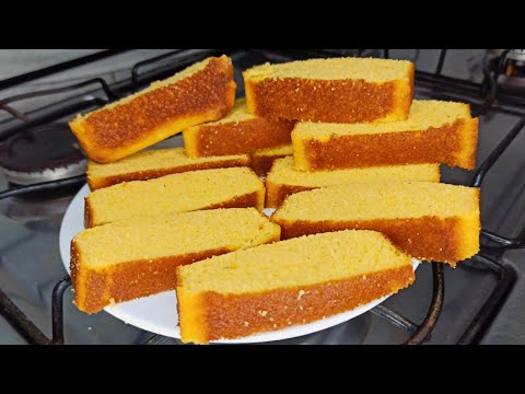 MISTURE FUBÁ COM 1 OVO E NÃO VAI MAIS QUERER PÃO NO CAFÉ DA MANHÃ OU LANCHE,RECEITA DELICIOSA