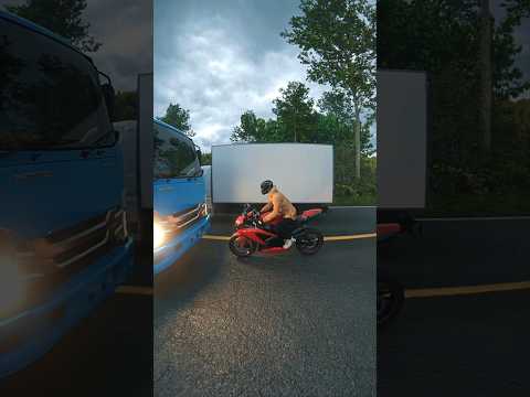 khatam tata bye bye gaya ? #shorts #biker #accidenttruck #viral