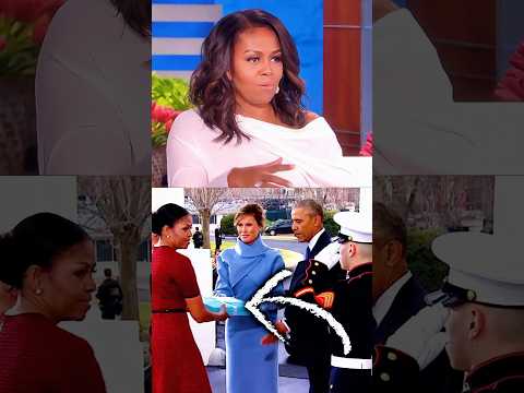 Michelle Obama reveals awkward gift exchange with Trump couple.#Michelle Obama#celebrity#interview