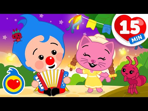 Luciérnaga, Un Piojito, Abejita 🐝 Y Más Canciones Infantiles de Bichitos (15 Min) | Plim Plim