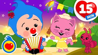 Luciérnaga, Un Piojito, Abejita 🐝 Y Más Canciones Infantiles de Bichitos (15 Min) | Plim Plim