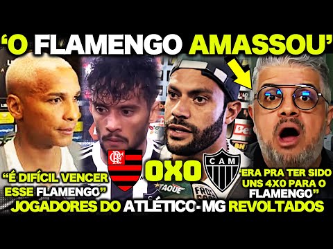 JOGADORES do ATLÉTICO MG REVOLTADOS! "NOS LIVRAMOS DE UMA GOLEADA do FLAMENGO no MARACANÃ"