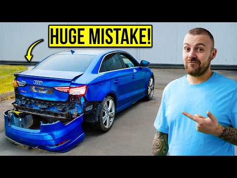 BUILDING A WRECKED AUDI RS3 FOR A 4000 MILE ROADTRIP