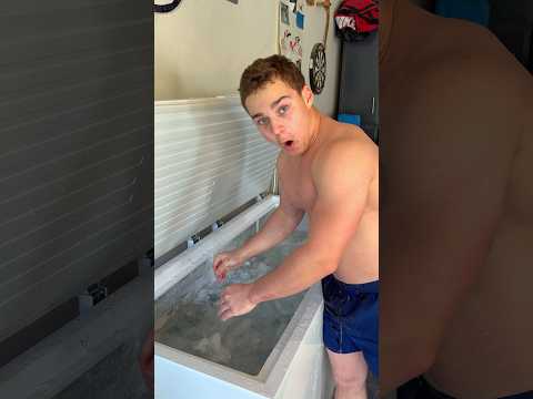 Oh noโฆ #icebath #cold #dangerous #motivation #satisfying