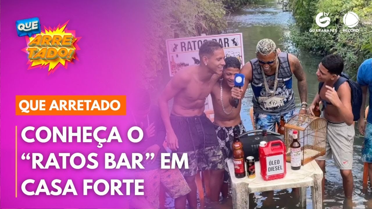 Jota Jr foi ao bairro de Casa Forte e conheceu o Ratos Bar