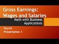 Payroll Preparation and Calculation Concepts