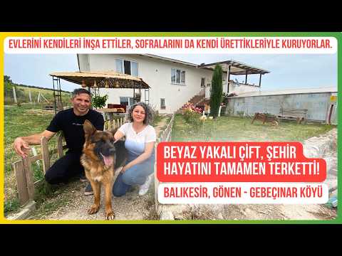 Eski 2 Bankacı Yeni Çiftçi! Evlerini, Kümeslerini Atölyelerini Kendileri Yapmış ve 1,5 Dönüme Aronya