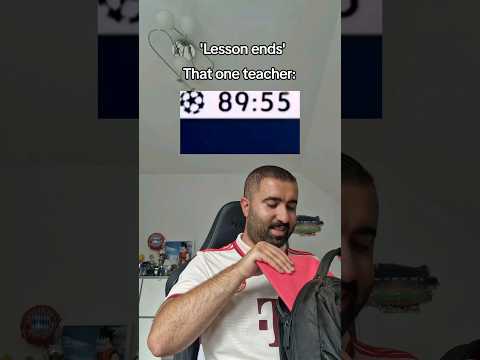 ? #extratime #school #football #championsleague #miasanmia