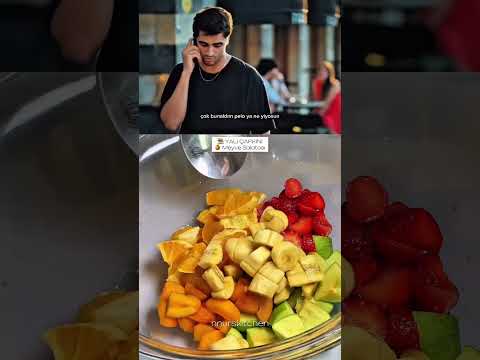 YALI ÇAPKINI PELO MEYVE SALATASI #yalıçapkını #food
