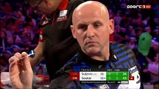 PDC WDC 2022 Alan Soutar from 0:2sets 0:2 legs to Win with Mensur Suljowic