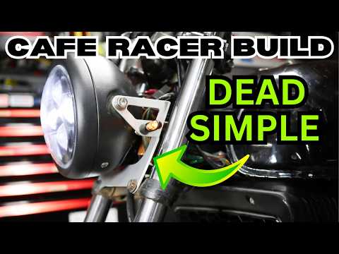 HOW TO MAKE CUSTOM PARTS FOR YOUR CAFE RACER!!!