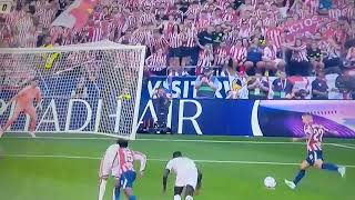 Gol del atletico m. 1-0 real madrid 