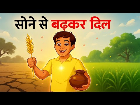 सोने से बढ़कर दिल: गाँव बचाने वाले लड़के की कहानी | New Hindi Kahani |Moral Stories |Bedtime Stories