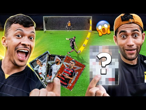 QUEM TIRAR A MELHOR CARTA VENCE O DESAFIO!! 😱⚽️