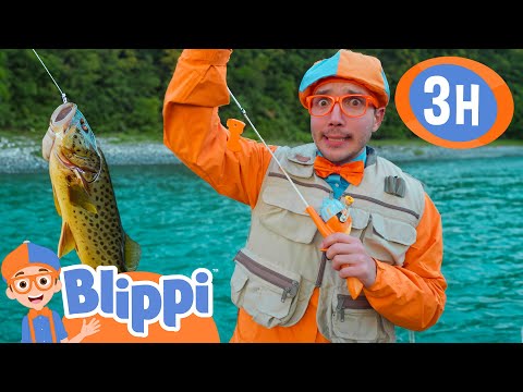 Blippi Catches A Record Fish! |  Blippi and Meekah Best Friend Adventures | Educational Videos