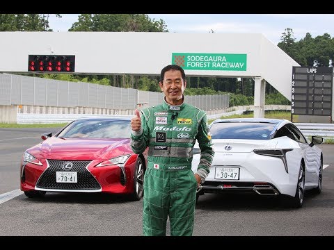 土屋圭市がレクサスLC500を全開テスト！　keiichi tuchiya lexus lc500  circuit　test