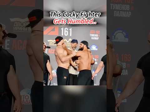 Cocky Fighter Finally tasted failure#mma