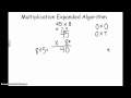 Multiplication Expanded Algorithm Concepts