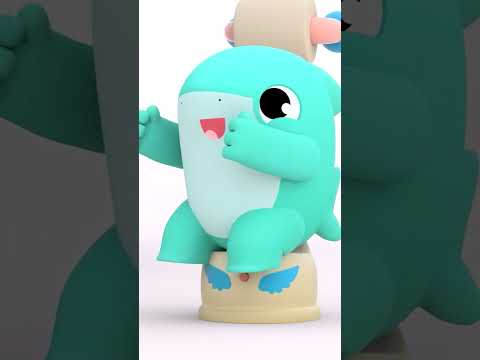 Baby Potty Training Song 💩 Shark Academy #Shorts #YouTubeKids #KidsSongs #NurseryRhymes