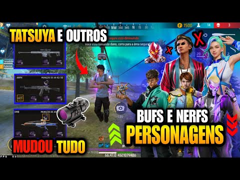 MATARAM O TATSUYA? NOVA MIRA AWM, XM8, MUDANÇA TIROLESA E MAIS OTIMIZAÇÕES! NOVIDADES FREE FIRE