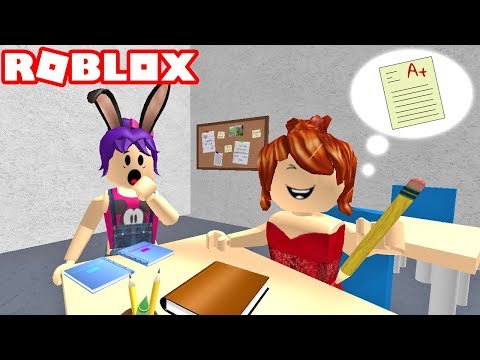 LA CHICA DE ROJO QUIERE ESTUDIAR - ROBLOX