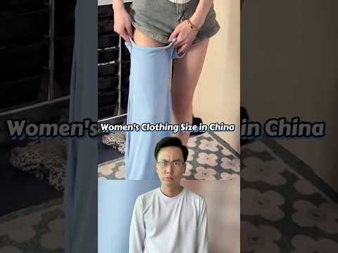 Women's Clothing Size in China #clothing #style #chinesewomen #chineseculture #learnchinese #size