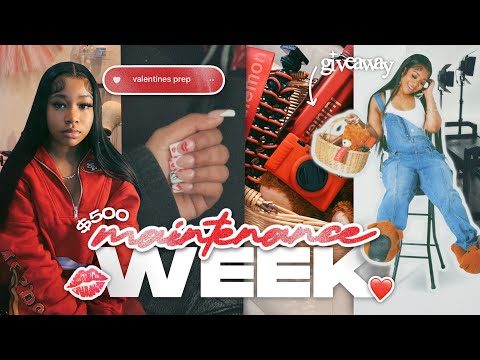 MAINTENANCE WEEK ♡ 200k giveaway! new school, couples qna, hair, nails, shoot